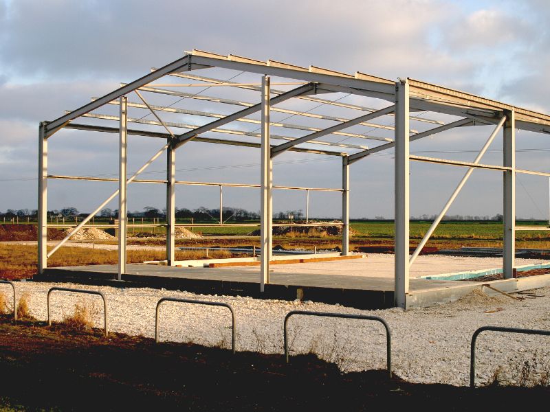 Steel Poles for Barn Building