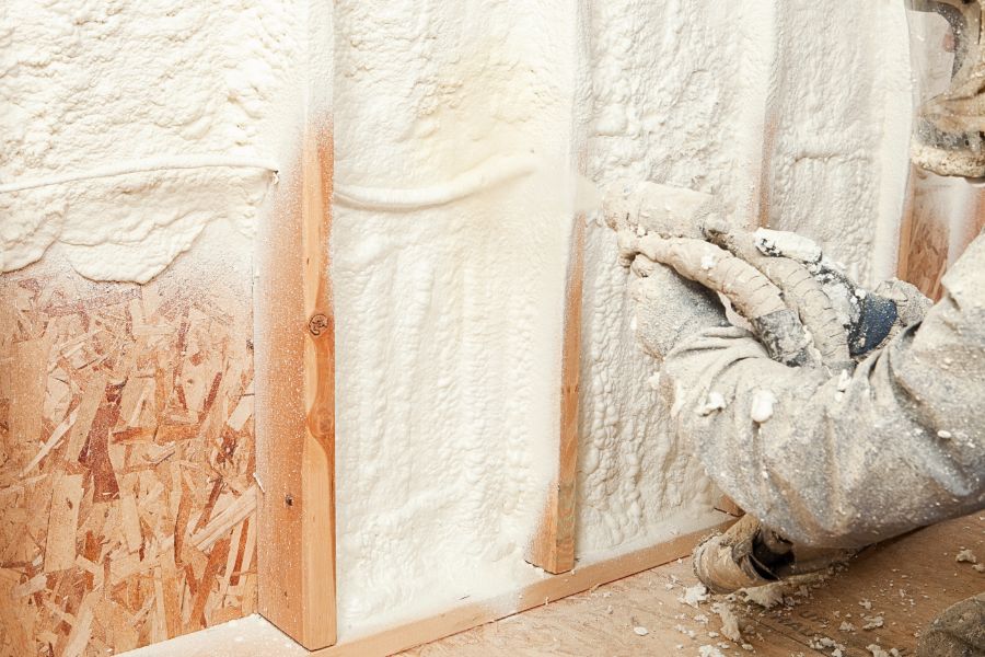insulating walls and ceilings